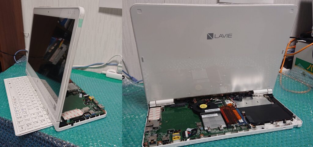 NEC HF150/BAW SSD化、Windows 10 アップグレード | パソコン